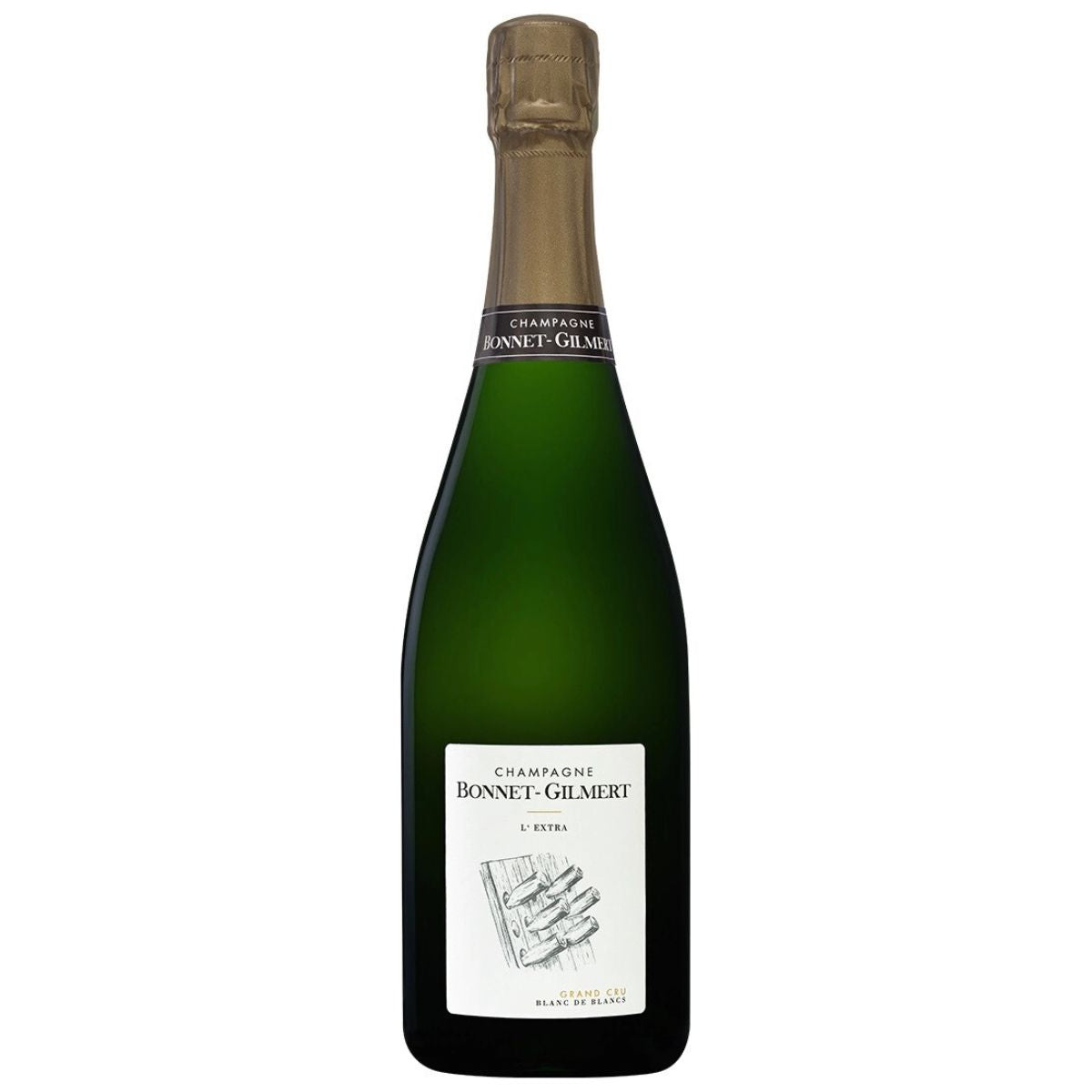 L'Extra Blanc de Blancs Champagne Grand Cru Extra Brut, Bonnet-Gilmert, Champagne