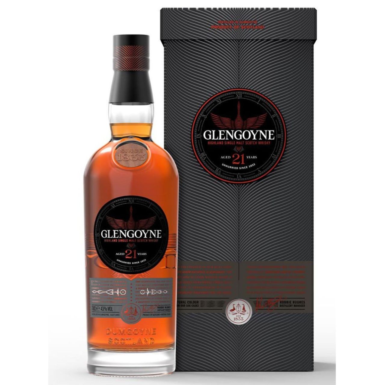 21yo Single Malt Highland Scotch Whisky, Glengoyne, Scozia