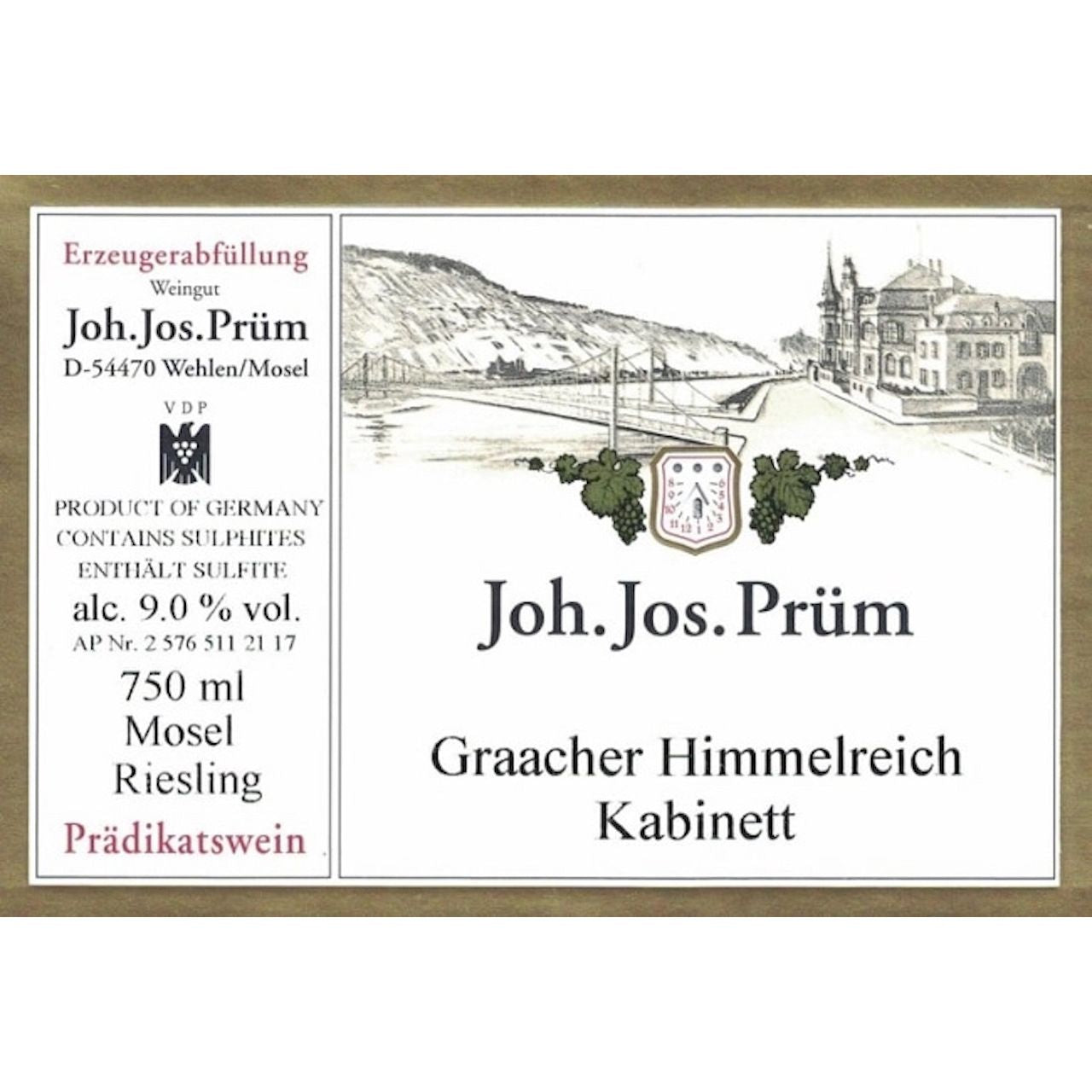 2021 Graacher Himmelreich Riesling Kabinett, Joh. Jos. Prüm, Mosella