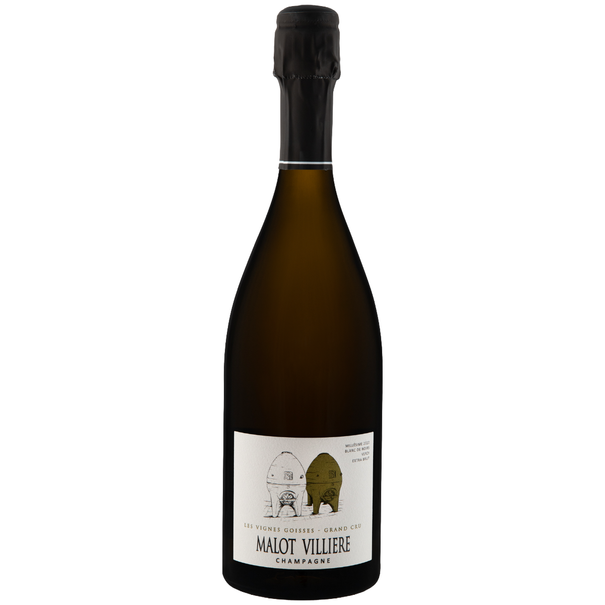 2022 Les Vignes Goisses Blanc de Noirs Champagne Grand Cru Extra Brut, Sadi Malot, Champagne
