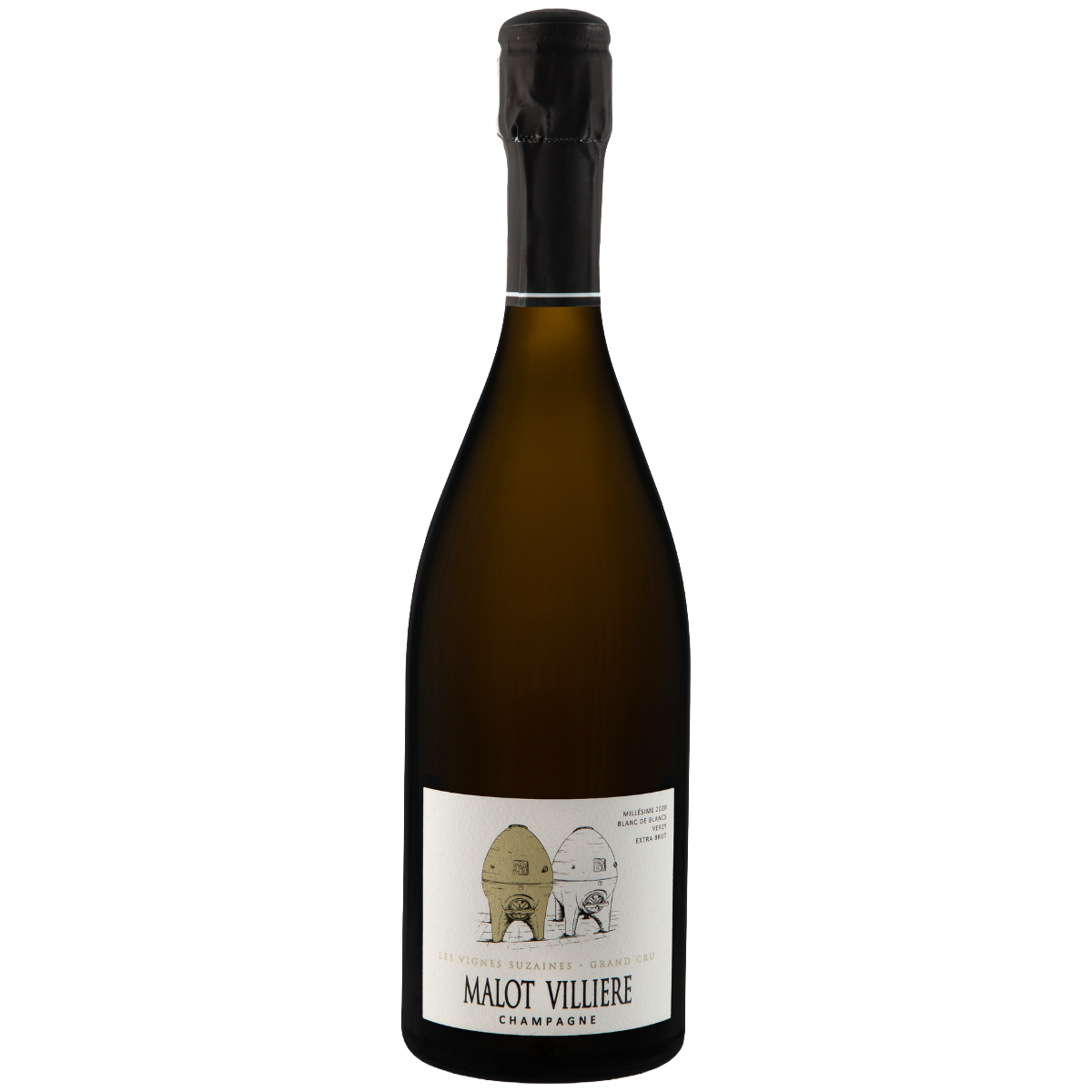 2021 Les Vignes Suzaines Blanc de Blancs Champagne Grand Cru Extra Brut, Sadi Malot, Champagne