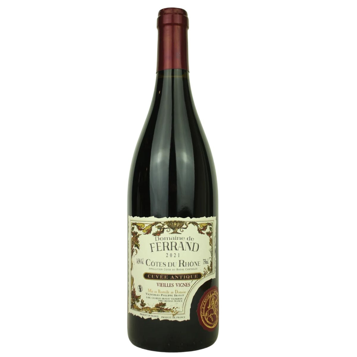 2021 Côtes Du Rhône Vieilles Vignes, Domaine de Ferrand, Rodano