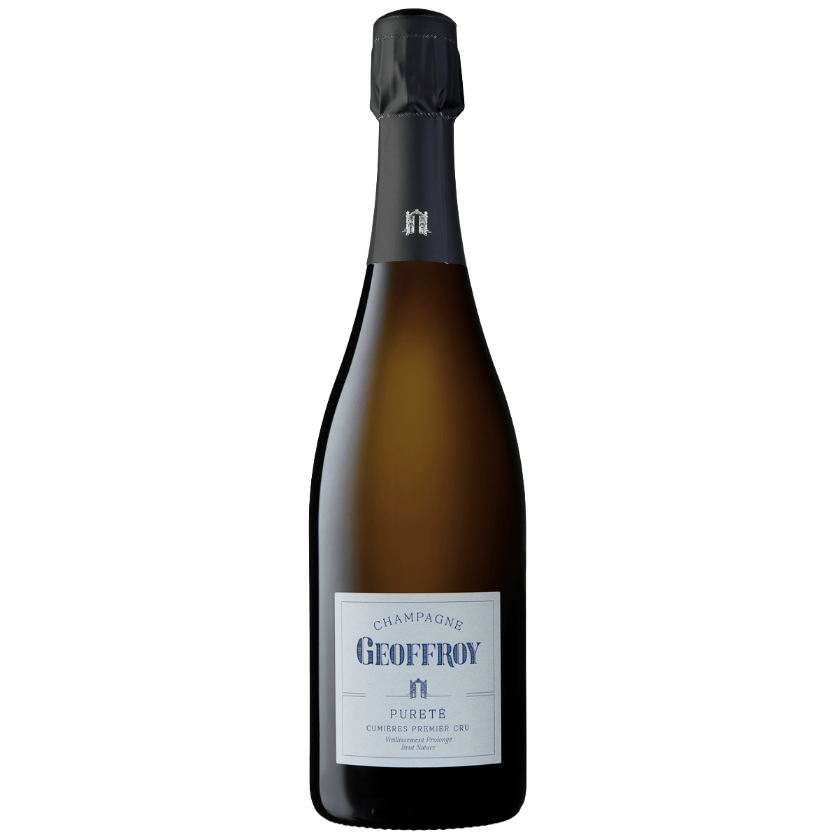 Bottiglia di Champagne Pureté Brut Nature, Geoffroy, Cumières Premier Cru