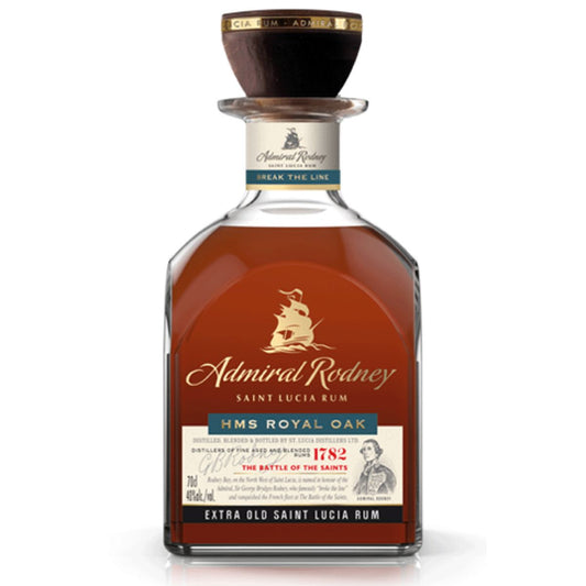 Rum HMS Royal Oak, Admiral Rodney Saint Lucia Rum, Caraibi