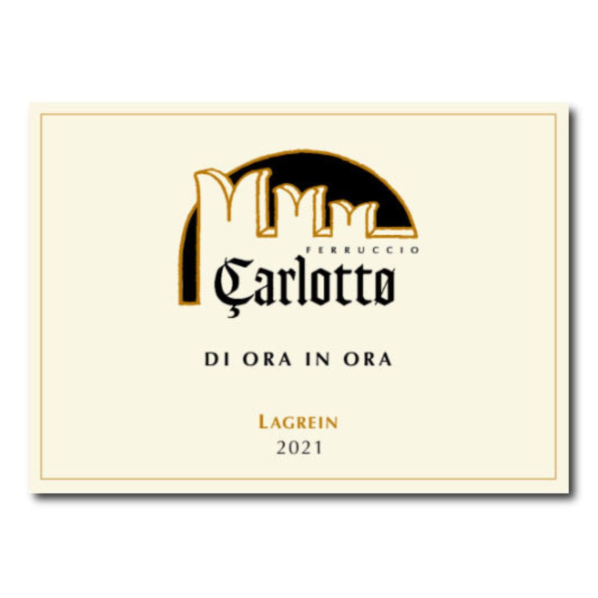 2021 Di Ora in Ora Lagrein, Carlotto, Trentino-Alto Adige