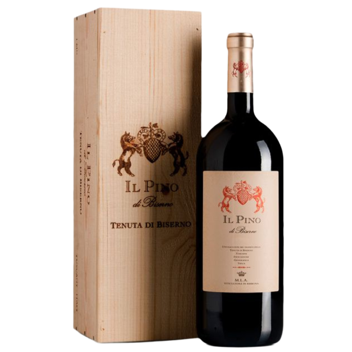 2023 Il Pino di Biserno MAGNUM (cassa legno), Tenuta di Biserno, Toscana