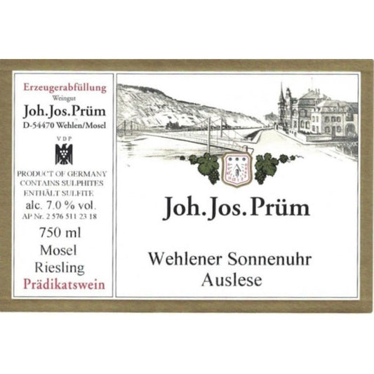 2022 Wehlener Sonnenuhr Riesling Auslese, Joh. Jos. Prüm, Mosella
