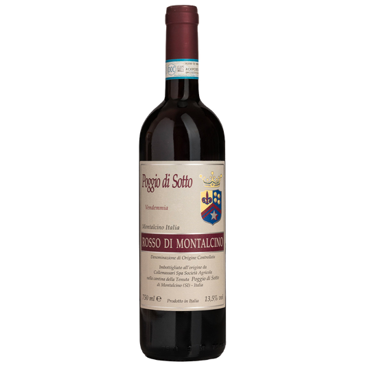 Bottiglia di Rosso di Montalcino DOC, Poggio di Sotto
