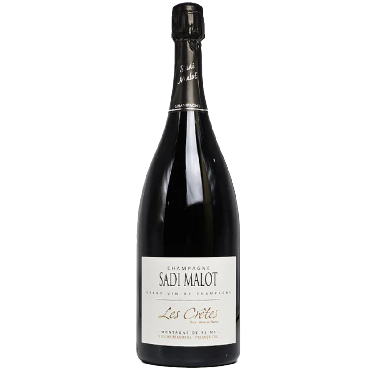 Les Crêtes Blanc de Blancs Champagne 1er Cru Brut MAGNUM, Sadi Malot, Champagne