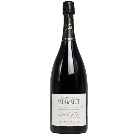 Les Crêtes Blanc de Blancs Champagne 1er Cru Brut MAGNUM, Sadi Malot, Champagne